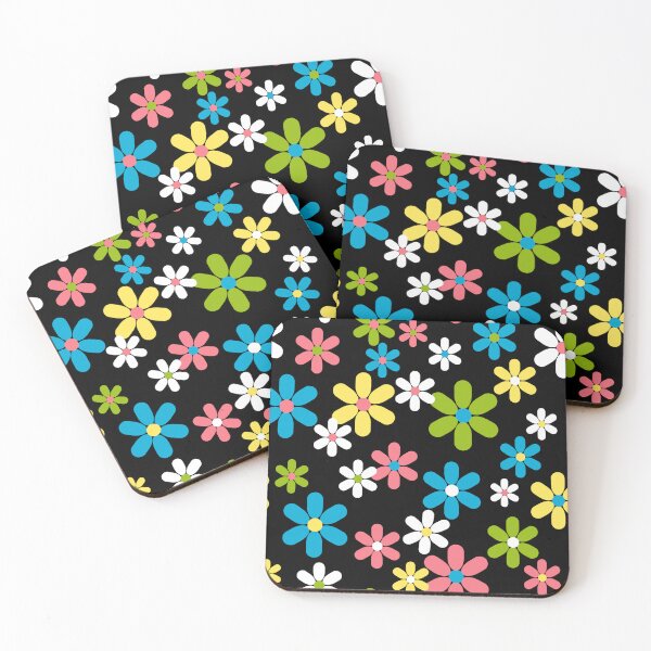 Item preview, Colorful and Fun Abstract Daisy Flowers designed and sold by WD-Artist.