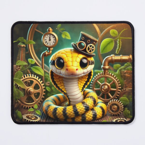 Item preview, Steampunk Mandarin Rat Snake designed and sold by Sillytoe.