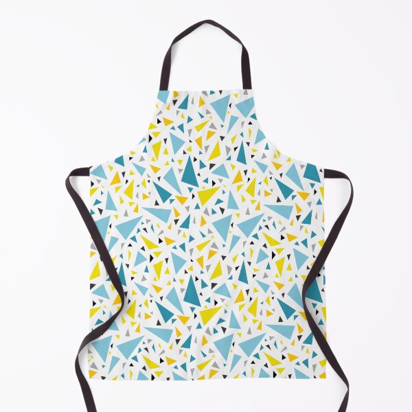 Item preview, Click to favorite design Yellow and blue triangles on a white background abstract pattern designed and sold by fuzzyfox.