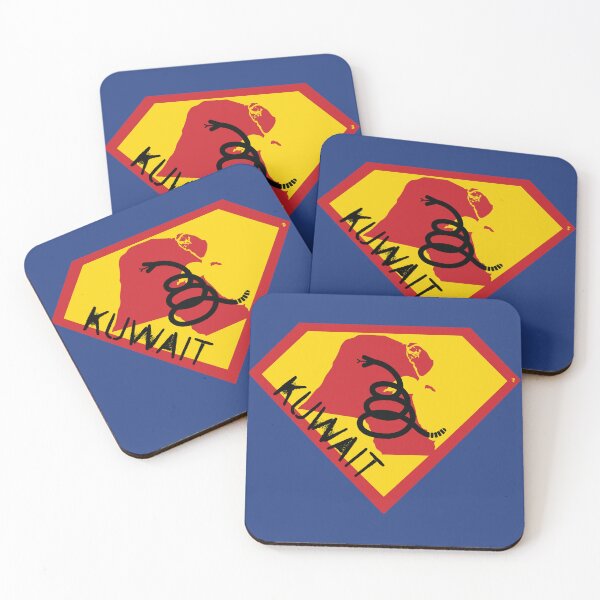 Item preview, KUWAIT  Spell Out - Freedom Is The Superpower - Modern Gadsden Snake Flag - Dont Tread On Me SUPERHERO design designed and sold by pelagio.