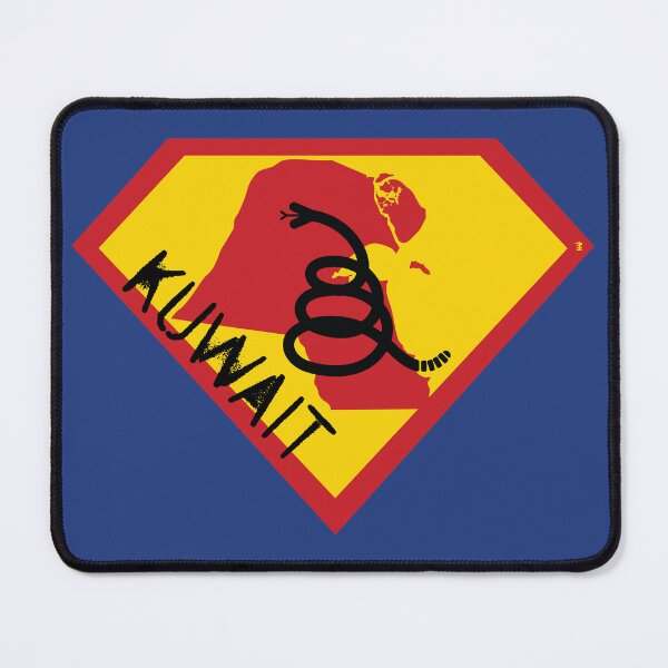 Item preview, KUWAIT Spell Out - Freedom Is The Superpower - Modern Gadsden Snake Flag - Dont Tread On Me SUPERHERO design designed and sold by pelagio.