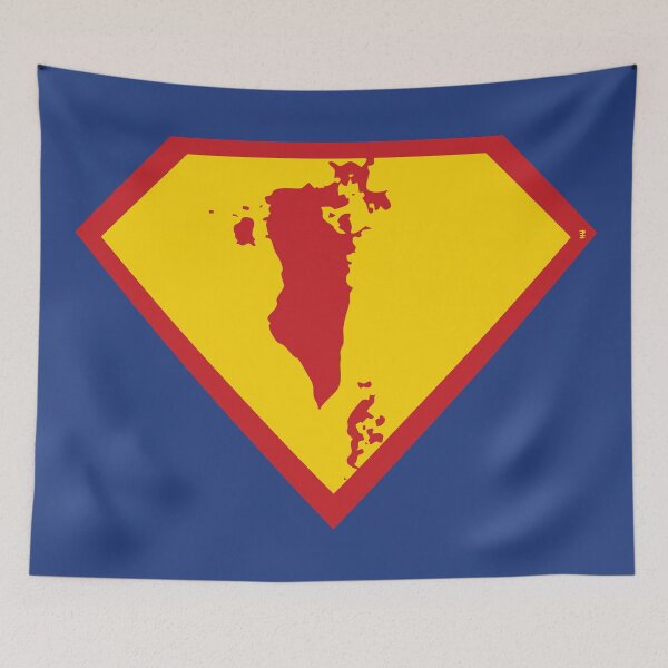 Item preview, SUPER BAHRAIN - Freedom Is The Superpower -SUPERHERO design designed and sold by pelagio.