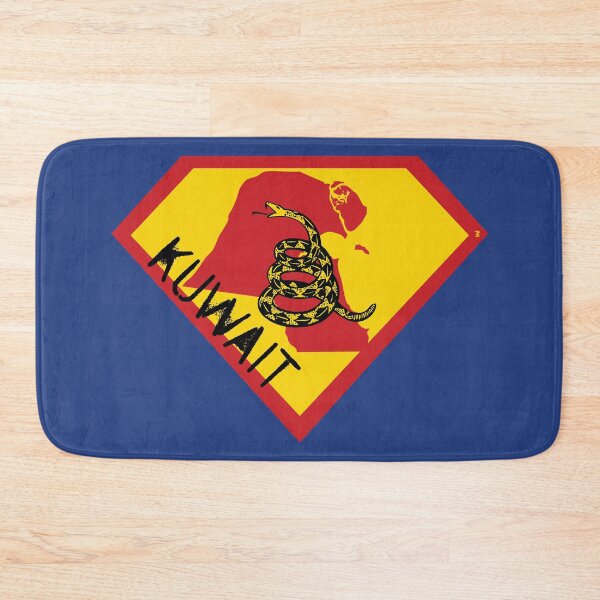 Item preview, KUWAIT  Spell Out - Freedom Is The Superpower - Gadsden Snake Flag - Dont Tread On Me SUPERHERO design designed and sold by pelagio.