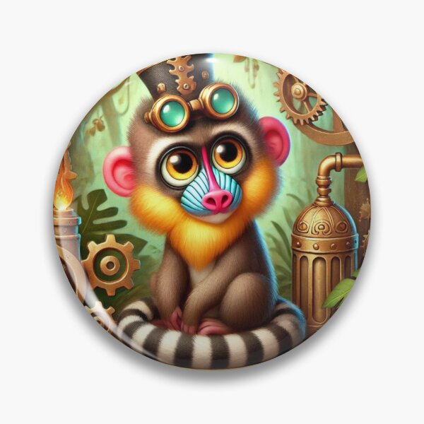 Item preview, Steampunk Mandril designed and sold by Sillytoe.