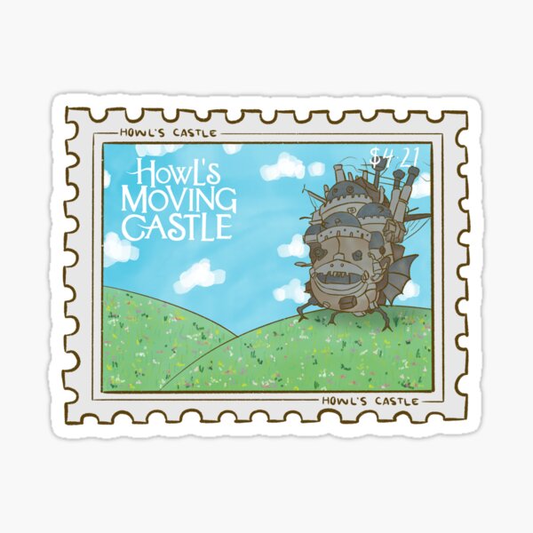 Item preview, Howl's Moving Castle Stamp designed and sold by sketchedby rach.