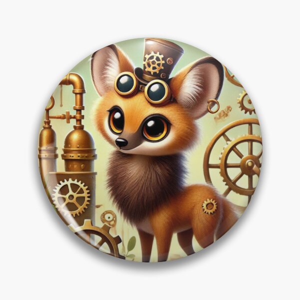 Item preview, Steampunk Maned Wolf designed and sold by Sillytoe.