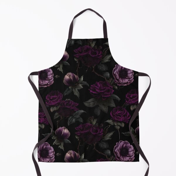 Item preview, Dark purple floral pattern designed and sold by VioletSky-Arts.