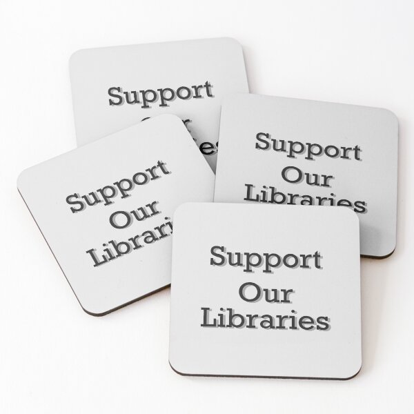 Item preview, Support Our Libraries  designed and sold by Skull Fern.