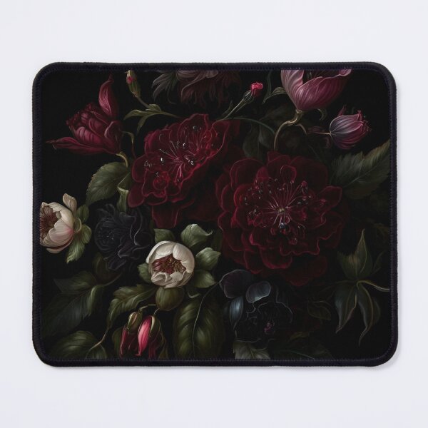 Item preview, Dark burgundy floral  designed and sold by VioletSky-Arts.