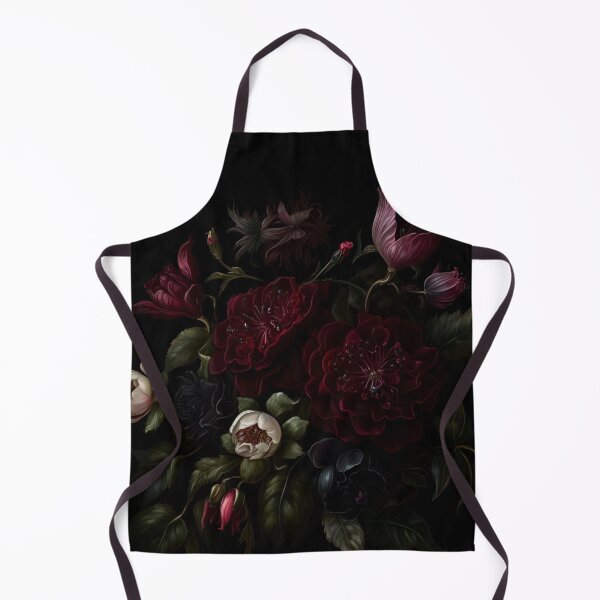 Item preview, Dark burgundy floral designed and sold by VioletSky-Arts.