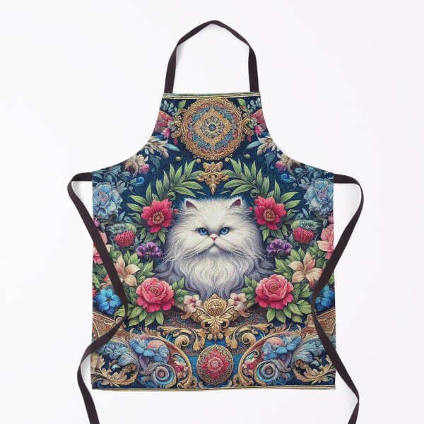 Item preview, Persian Cat in Beautiful Floral Zen Flower Garden designed and sold by Illuministique.