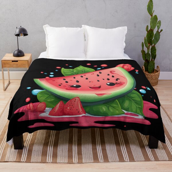 Item preview, Cute Watermelon Slice with a Cheery Face designed and sold by Crush-Vogue.