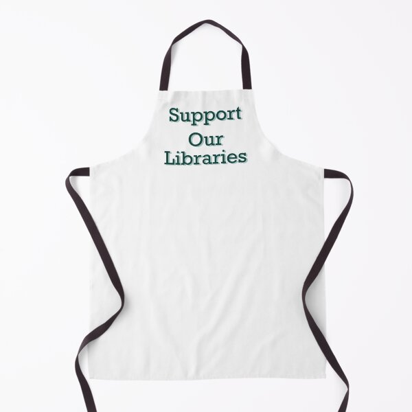 Item preview, Support Our Libraries Green designed and sold by Skull Fern.