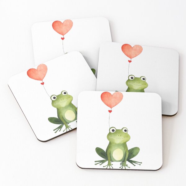Item preview, Cute watercolor frog designed and sold by Victoria Riabov.