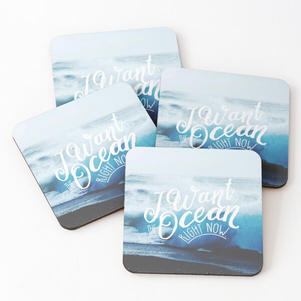 Item preview, I Want The Ocean Now (with quote) #redbubble designed and sold by 83oranges.com.