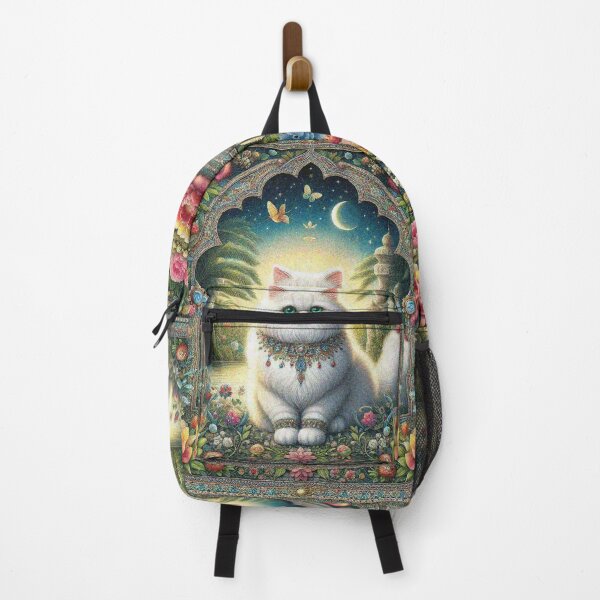 Item preview, Persian Cat in Beautiful Floral Zen Flower Garden designed and sold by Illuministique.