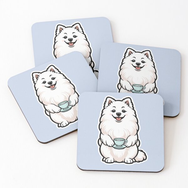 Item preview, White dog having Tea | Tea-Lovers | I want my tea | Gobble Gala  designed and sold by Kids GobbleGala.