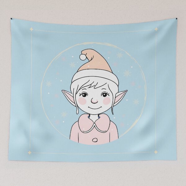 Item preview, Alfie the Christmas Elf designed and sold by Sweet Bliss Art.