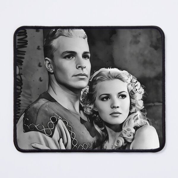 Item preview, Buster Crabbe and Jean Rogers in Flash Gordon 1936 designed and sold by deusrex007.