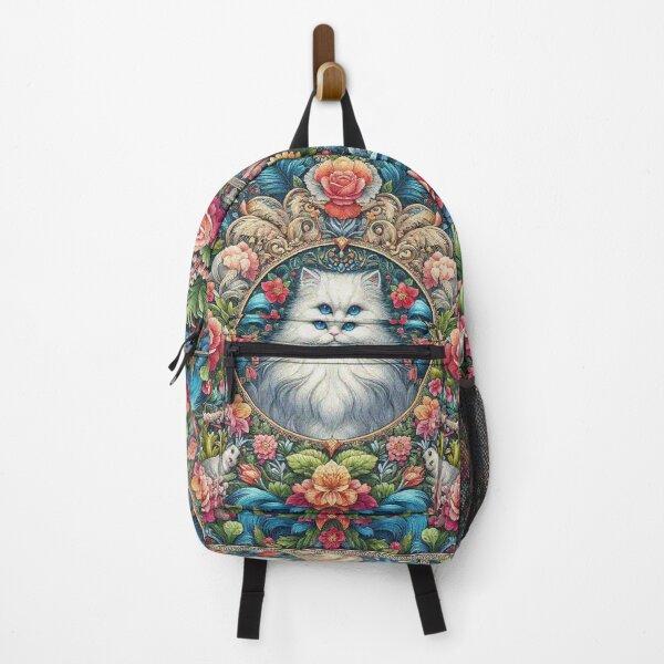 Item preview, Persian Cat in Beautiful Floral Zen Flower Garden designed and sold by Illuministique.
