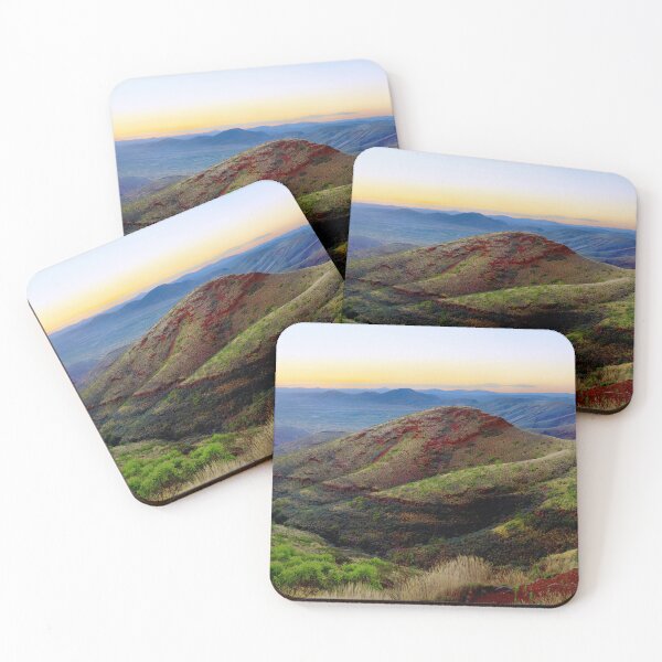 Item preview, HAMERSLEY Mountain Range - Pilbara Western Australia Sunset Glow designed and sold by Adam Gormley.