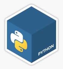 Programming Skill Cube - Python Sticker