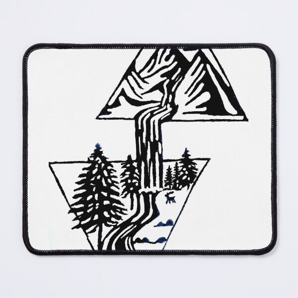 Item preview, Black and White Landscape designed and sold by Chad's Fresh Art.