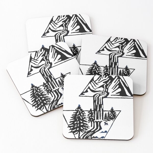 Item preview, Black and White Landscape  designed and sold by Chad's Fresh Art.