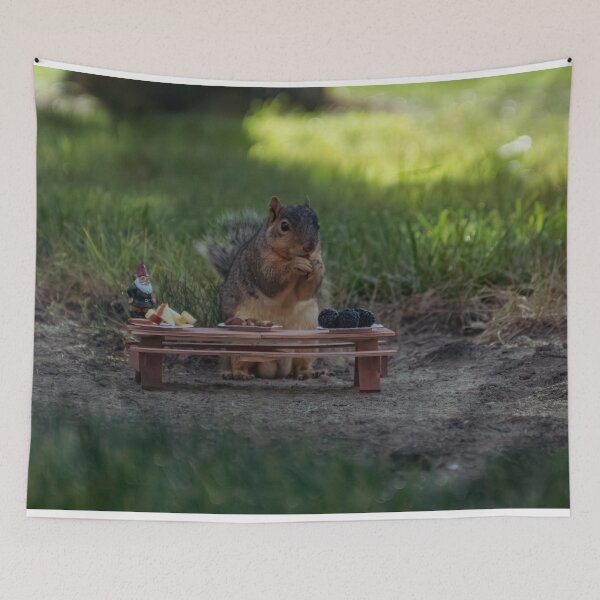 Item preview, Squirrel at a Picnic designed and sold by Split2ndPhotos.