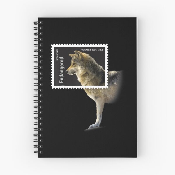Item preview, Stamp Framed Mexican Gray Wolf designed and sold by webvein.