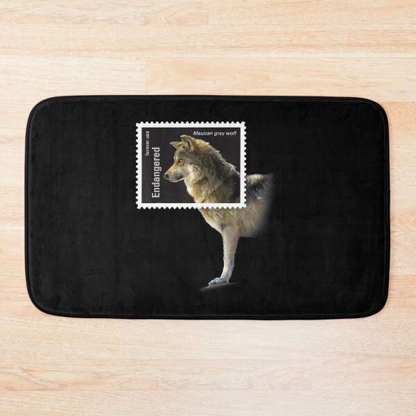 Item preview, Stamp Framed Mexican Gray Wolf designed and sold by webvein.