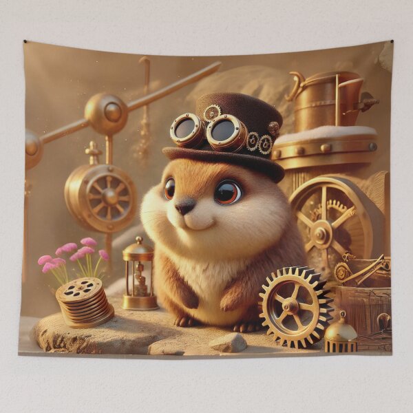 Item preview, Steampunk Marmot designed and sold by Sillytoe.