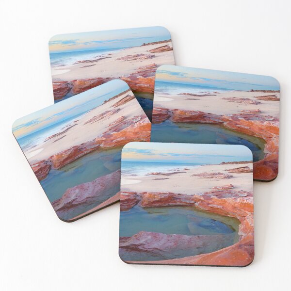 Item preview, BARN HILL - Western Australia Sunset Rock Pool Rocks designed and sold by Adam Gormley.