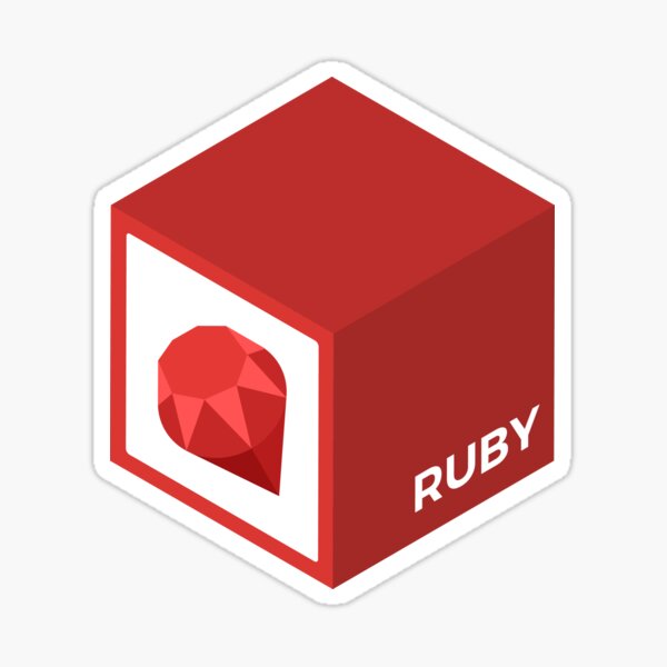 Item preview, Programming Skill Cube - Ruby designed and sold by Lukiane.