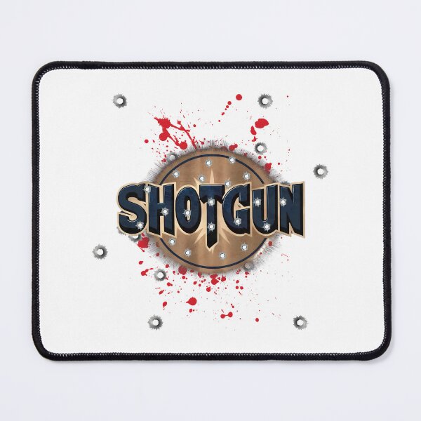 Item preview, Shotgun Design with Bullet Holes designed and sold by RvinJo8.