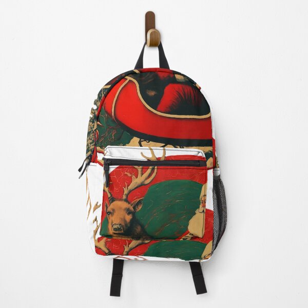 Item preview, Vintage Santa Claus Riding Sleigh , Retro Christmas Graphic , Holiday Santa and Reindeer , Festive Xmas Print designed and sold by Indyadizine.