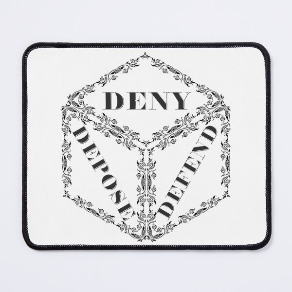 Item preview, Deny Defend Depose - Bold and Powerful Statement Design designed and sold by ArtsyExplorer.