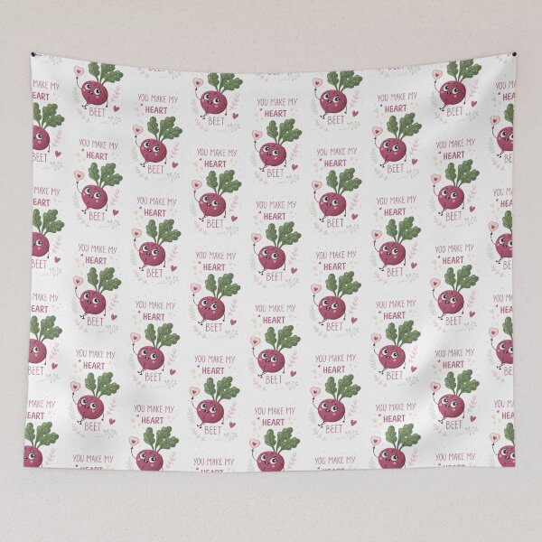 Item preview, You Make My Heart Beet , Food Puns designed and sold by MagicalThreads.