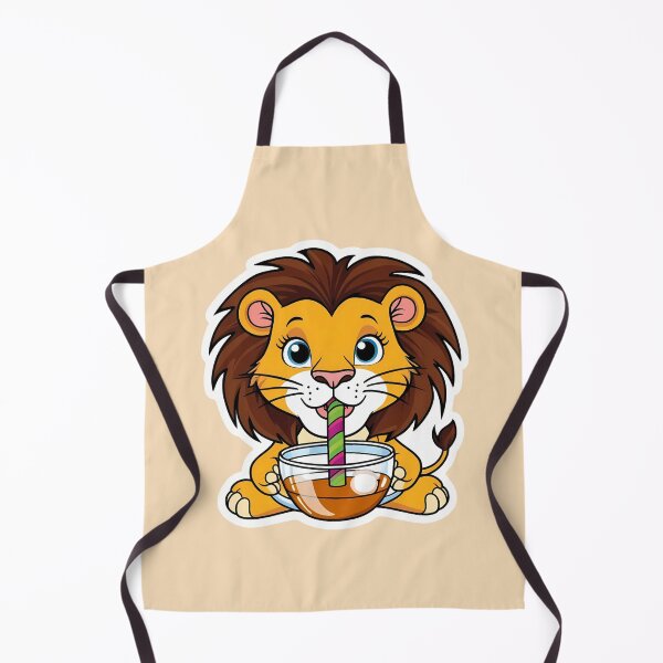 Item preview, Lion having Tea | Tea-Lovers | I want my tea | Gobble Gala designed and sold by Kids GobbleGala.