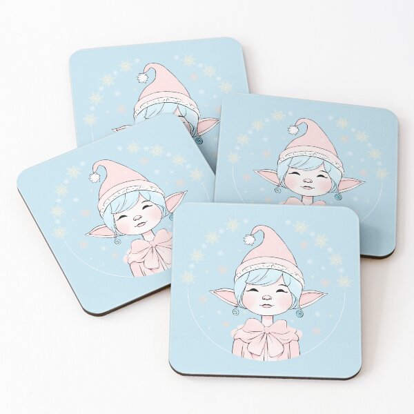 Item preview, Trixie the Christmas Elf designed and sold by Sweet Bliss Art.