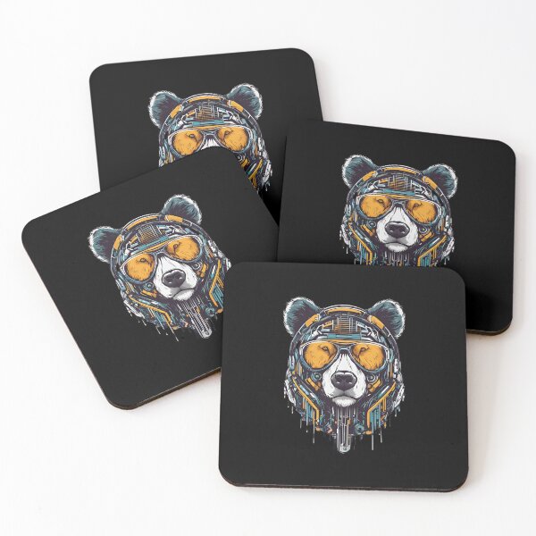 Item preview, Cybernetic bear in sunglasses, Summer ! designed and sold by DONandEK.