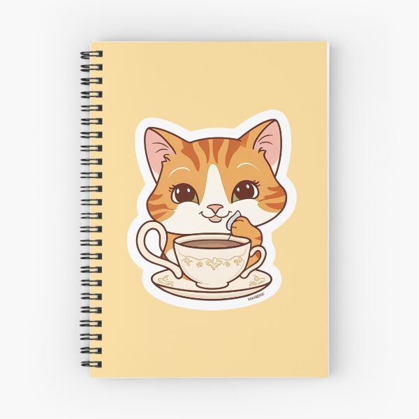 Item preview,  Cat having Tea | Tea-Lovers | I want my tea | Gobble Gala  designed and sold by Kids GobbleGala.