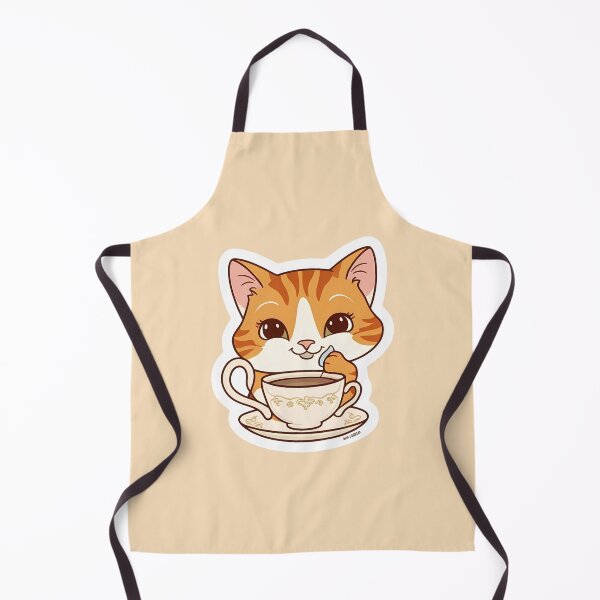 Item preview,  Cat having Tea | Tea-Lovers | I want my tea | Gobble Gala  designed and sold by Kids GobbleGala.
