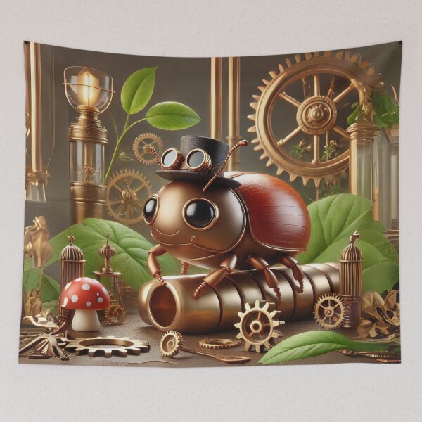 Item preview, Steampunk May Beetle designed and sold by Sillytoe.