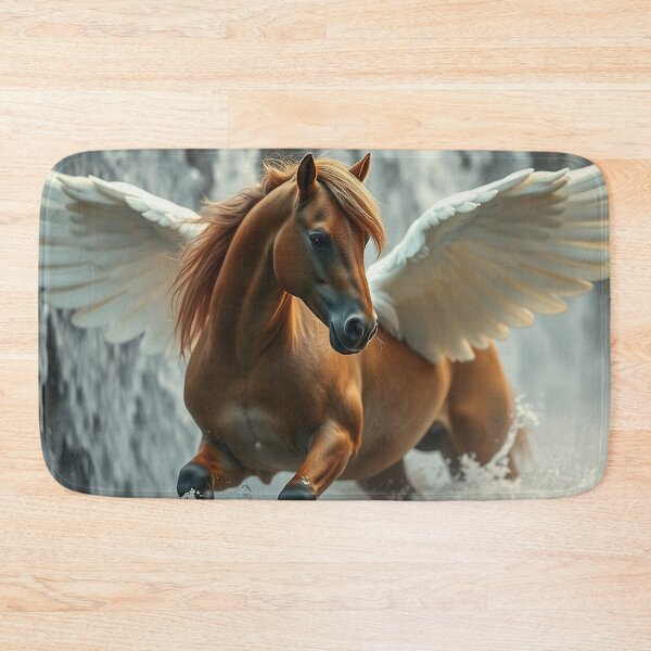 Artikelvorschau, Pegasus und Wasserfall entworfen und verkauft von Skye Ryan-Evans.