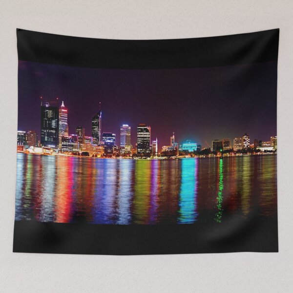 Item preview, Perth - Western Australia Cityscape over the Swan River designed and sold by Adam Gormley.