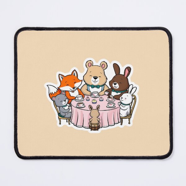 Item preview, Group of animals having Tea | Tea-Lovers | I want my tea | Gobble Gala designed and sold by Kids GobbleGala.