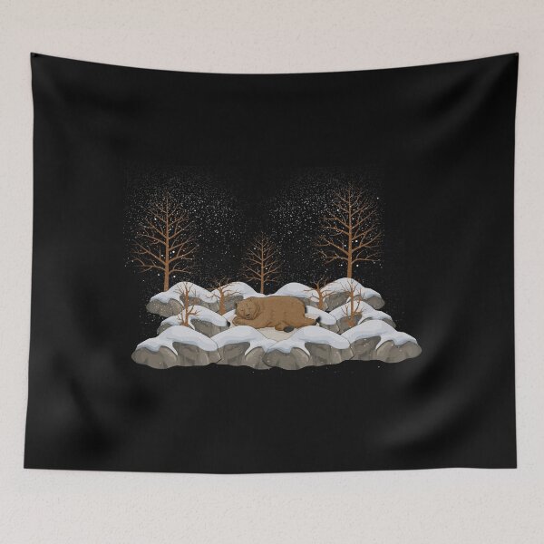 Item preview, Bear Sleeing in the winter. designed and sold by Mahesh95singh.