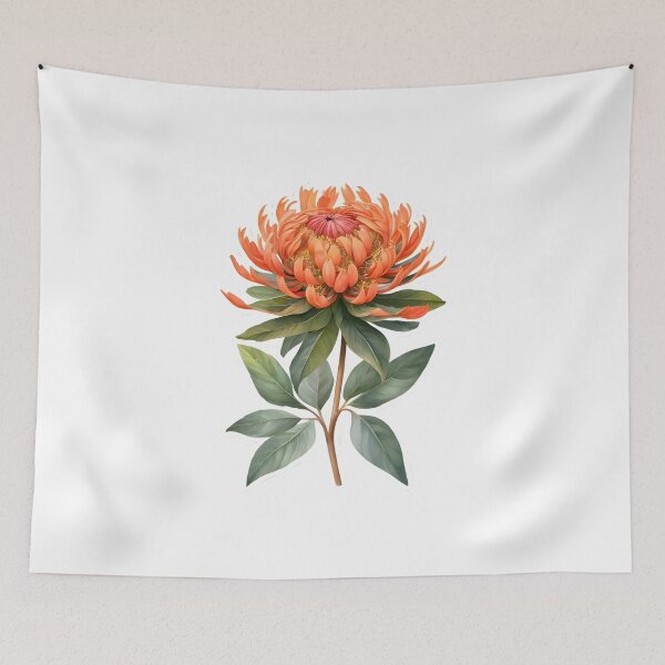 Item preview, Orange Waratah designed and sold by HOMETOWN86.