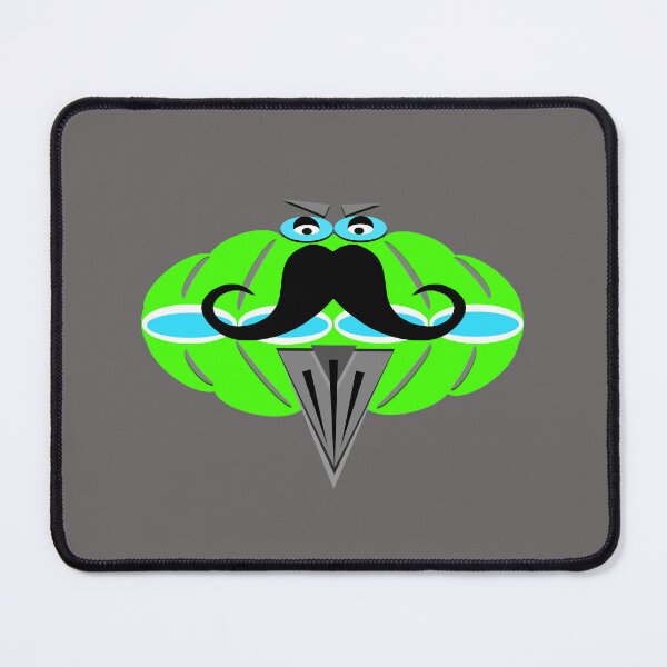 Item preview, Mr Mustachio TBC Race Ready in Kawasaki Green designed and sold by PISS TAKE .